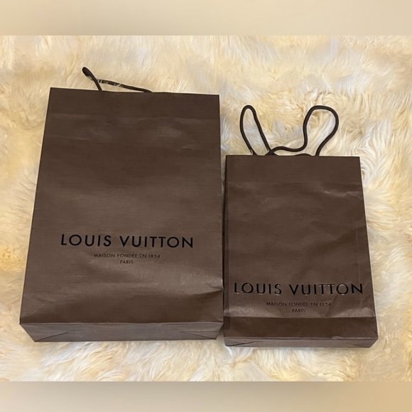 Set of 2 Louis vuitton shopping bags Authentic - Picture 3 of 9